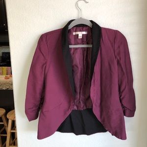 Lauren Conrad purple blazer